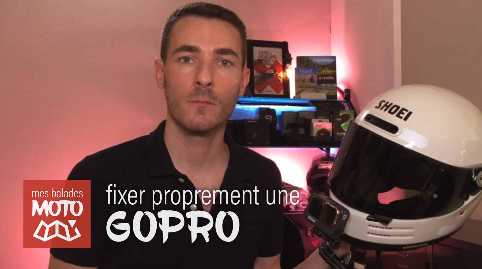Comment fixer proprement une GoPro sur un casque moto ? - Mes