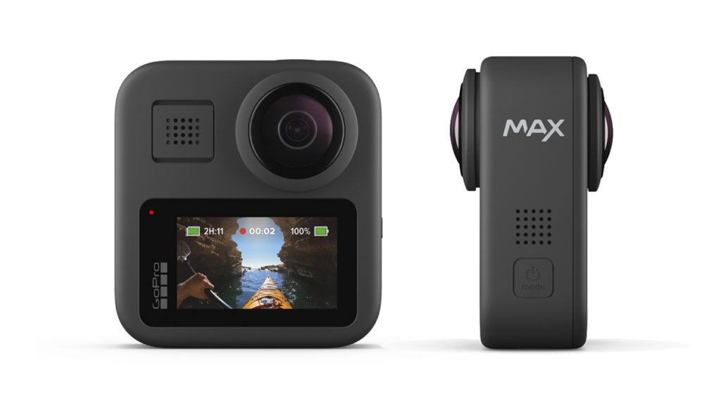 Caméra Gopro Max, Une Caméra D'action 360 Polyvalente Avec Moto Stabilisée  Sur Fond Blanc Propre