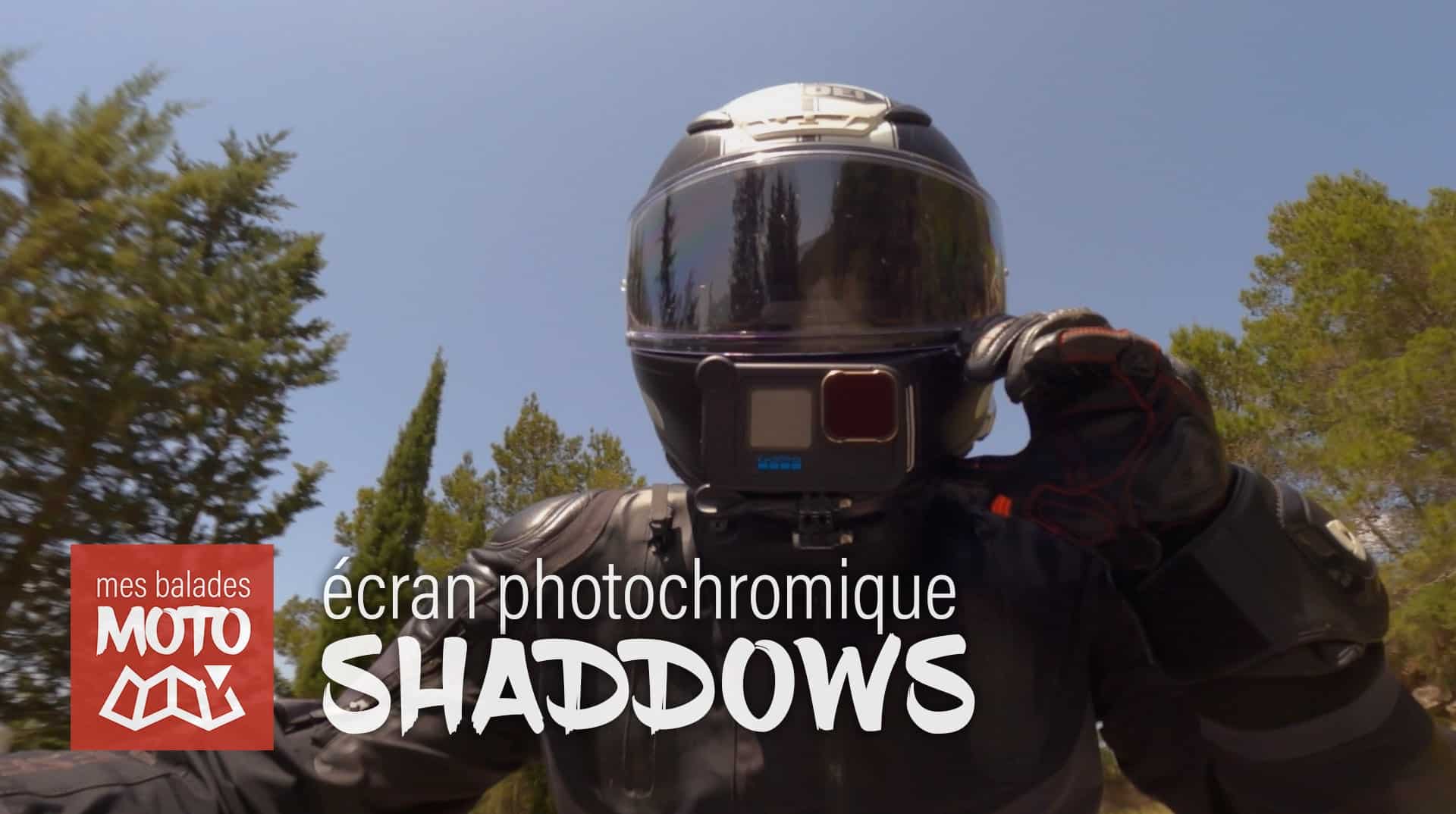 Ecran visiere casque moto scooter quad anti-buée photochromique